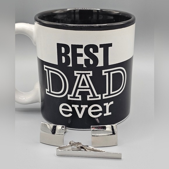 Vintage Other - 'Best Dad Ever' Vintage Gift Set - Mug, Cufflinks, Tie Clip